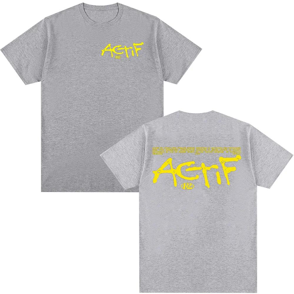 

Rapper R2 Actif Album T Shirts Men s Women Clothing Casual Cotton T-shirt Fashion Harajuku Short Sleeve Top 3XL