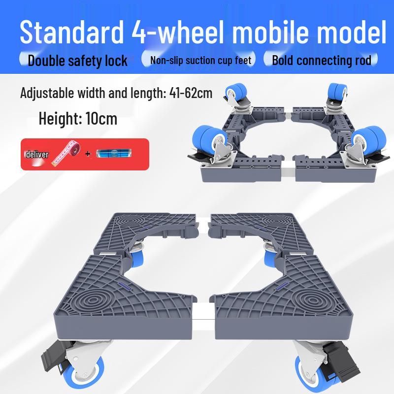 Suport de bază reglabil pentru mașină de spălat cu depozitare