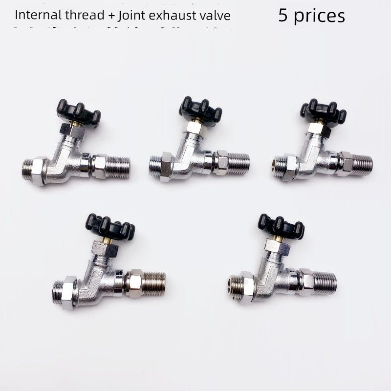 Boiler Iron Fine Thread Exhaust Valve Industrial Full-Steam Iron Accessories Tee Outlet Return Water Switch Drain Valve