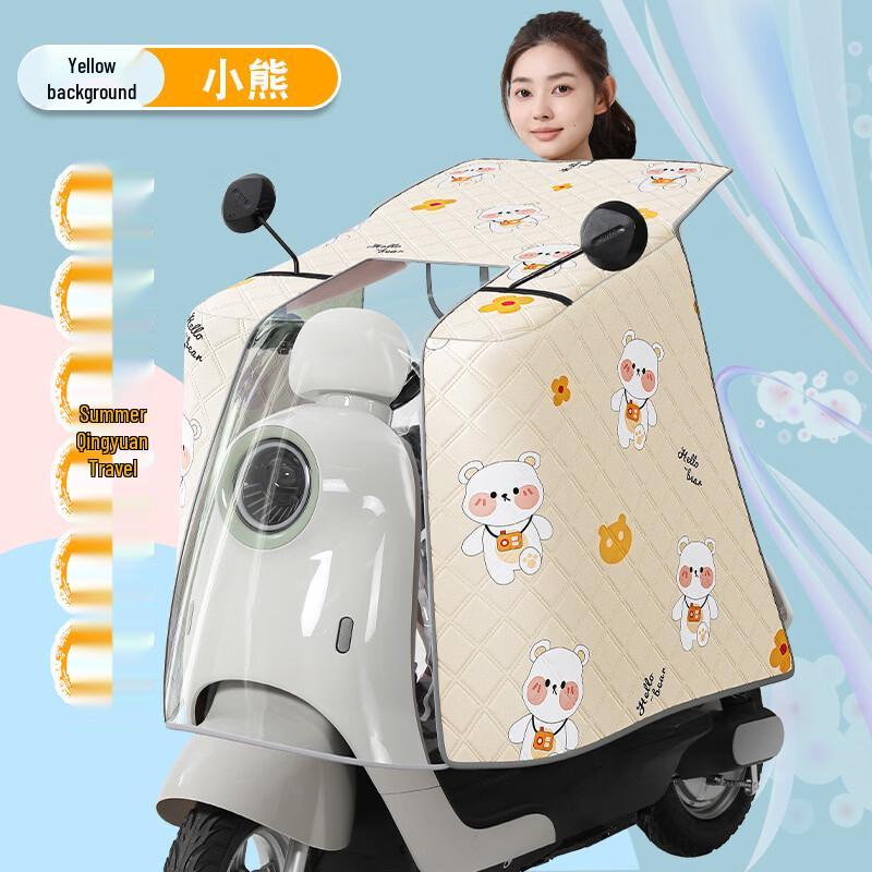 SPACEXPERT Electric Bike Summer Windshield Cover