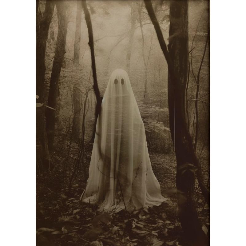 Dark Academia Art Haunting Ghost Poster Prints Halloween Home Decor Haunted House Gothic Vampire Canvas Painting Wall Art