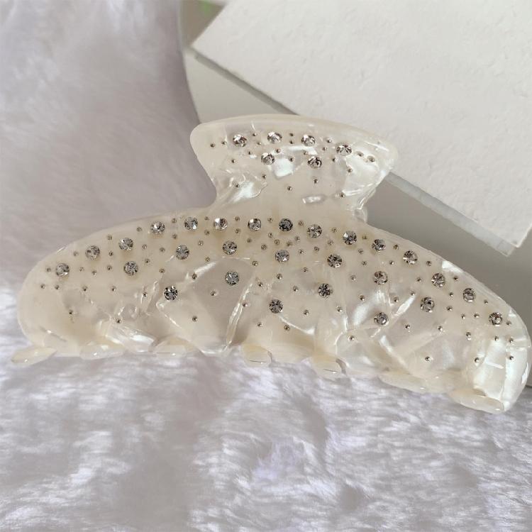 Fashionable Acetate Hair Clip With Rhinestones Perfect For Women Enhancing Their Look Prom Event Or Casual Outings