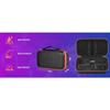 Shockproof Wireless Microphone Case Adjustable Drop Proof Microphone Storage Bag Handheld Microphone Carrying Case Business Trip