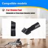 Universal Nozzle Suction Brush Head Dusting Brush For Inner Diameter 32mm Connectors Brush Nozzle Crevice Tool Vacuum Cleaner