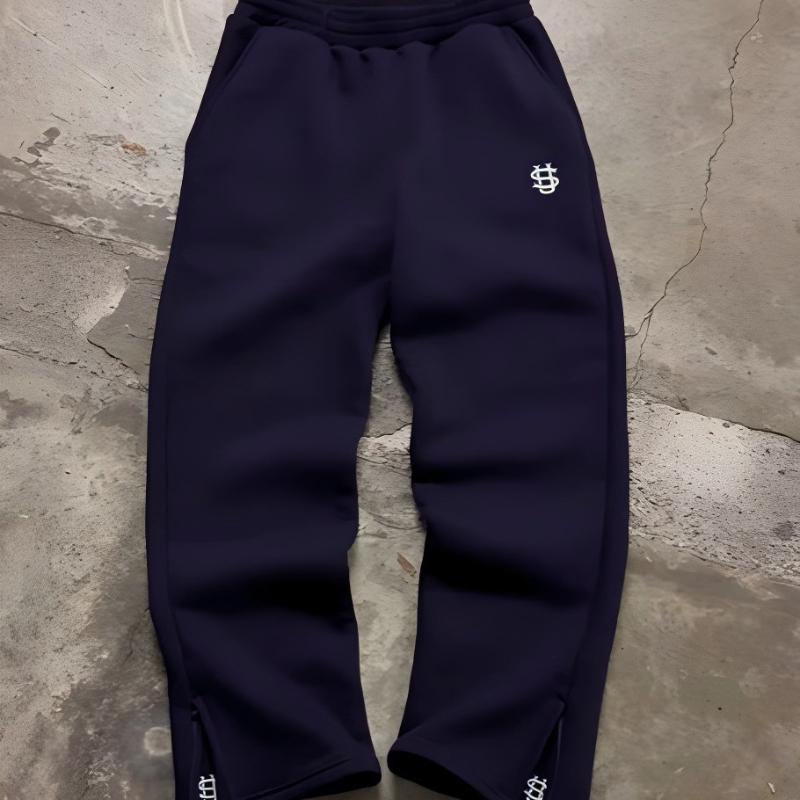 European and American Y2K Solid Color Casual High Street Hip-hop Sweatpants