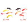 5Pcs Dollhouse Miniature Model Fish Carp Simulation Animals Kids Toys Figurines