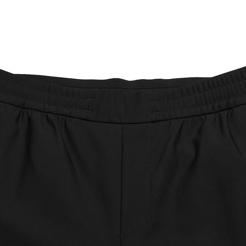 FILA Fleece Lined Warm Comfortable Simple Training Casual Soft Skin Friendly Elastic Breathable Knitted Sports Pants Men bottoms A11M611619F-BK