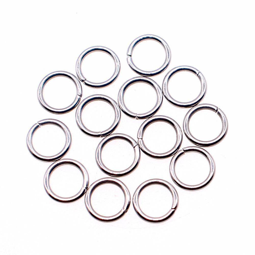 Stainless Steel Closed Rings Split Rings Bulk Connectors For DIY Projects