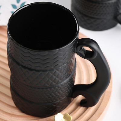 400ML Tire Shaped Ceramic Coffee Mug Office Home Espresso Breakfast Milk Mugs Car Lover Creative Novelty Birthday Gift Water Cup