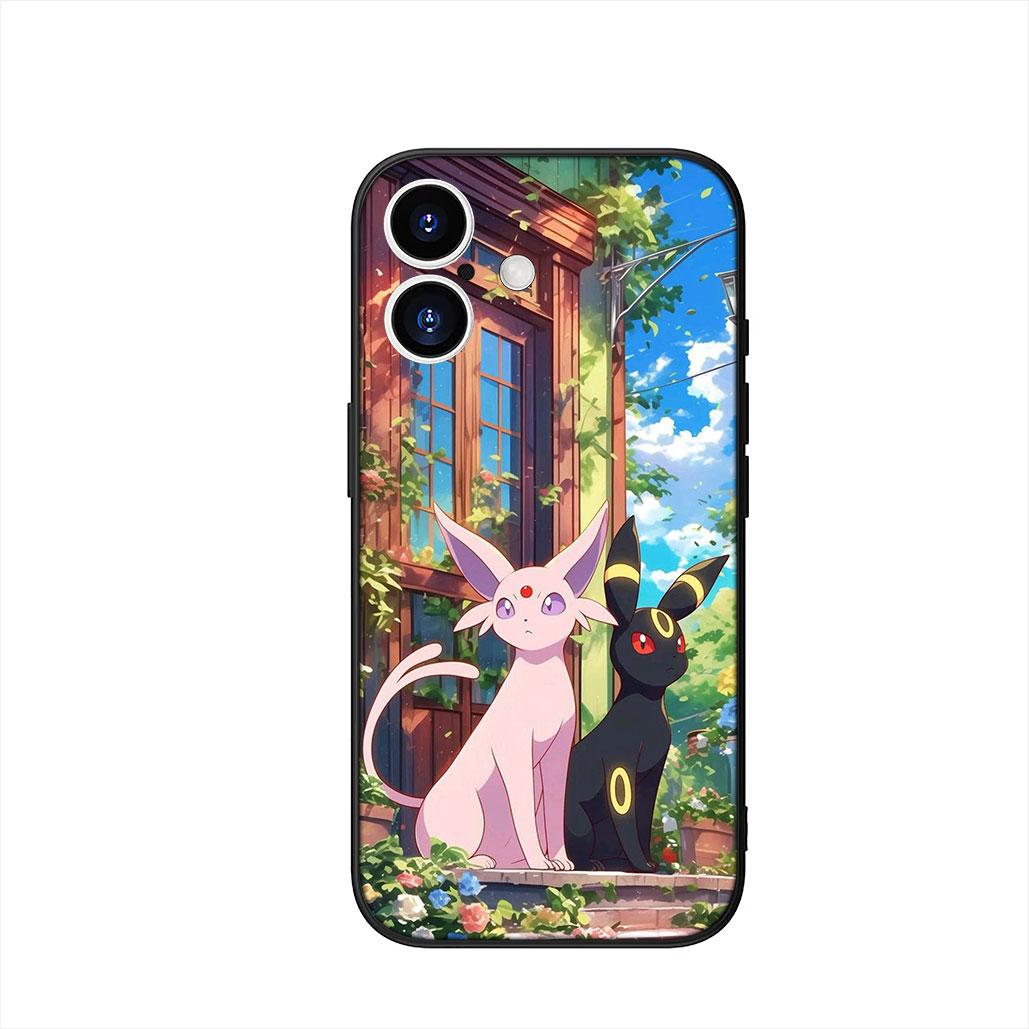 

Espeon P-Pikachus Umbreon P-Pokemons Phone Cover Case for Apple iPhone 16 15 14 Plus 13 12 Mini 17 Pro Max + 16E Air 16+ ProMax iPhone 12