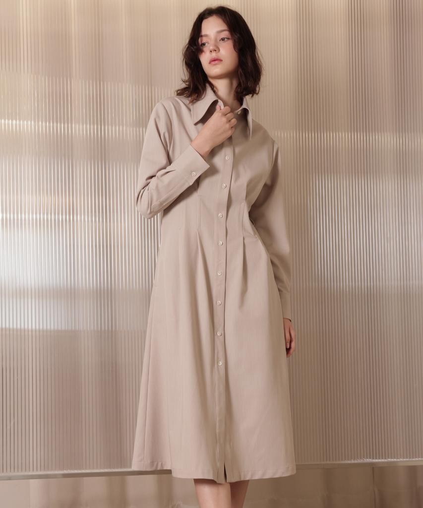 Leobeucham [Kate Belt Dress_Beige] Kate Belt Dress_ Beige