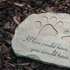 Dog Memorial , indoor and outdoor or Cat for Garden Backyard Marker Grave Tomb. Hand-Printed