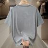 Plusstorlek 5XL-13XL Oversized T-shirt för Män Sommartoppar Mode Kortärmad T-shirt Sommar Herrkläder