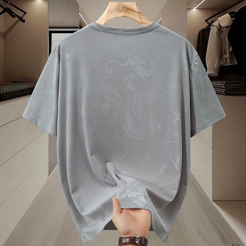 Plusstorlek 5XL-13XL Oversized T-shirt för Män Sommartoppar Mode Kortärmad T-shirt Sommar Herrkläder