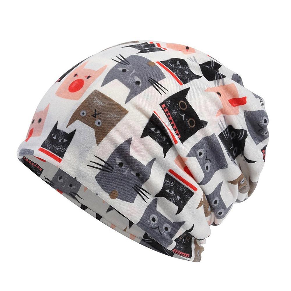 Soft Fabric Breathable Skullies Hat Stretch Turban Headwear Fashion Chemo Beanie Hat  Spring Summer