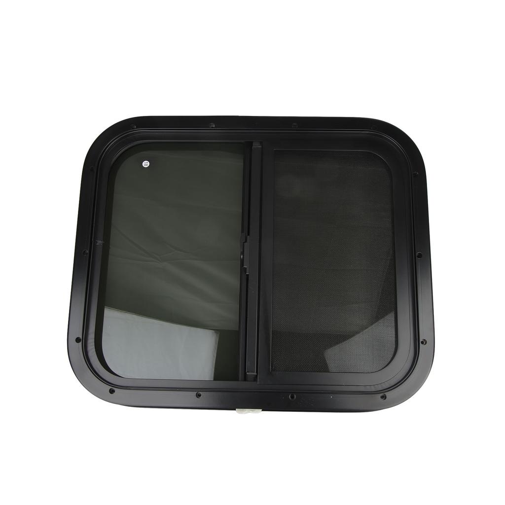 RV Push Pull Window Rounded Corner Waterproof Sealed UV Proof Smooth Polished For Camper Engineering Vehicle for