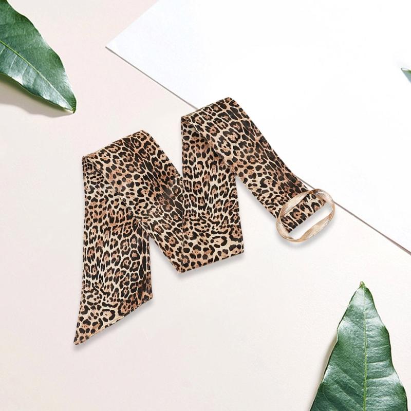 Fashion Belt for Women Girl Stylish Leopard Belt for Sweater Dress Eye Catching Waiststrap Date Night Formal Waiststrap