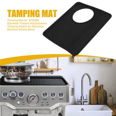 AD23-1 Stück Espresso Tamper Matte Für Breville 870/880 Für Espressomaschine Barista Schwarz