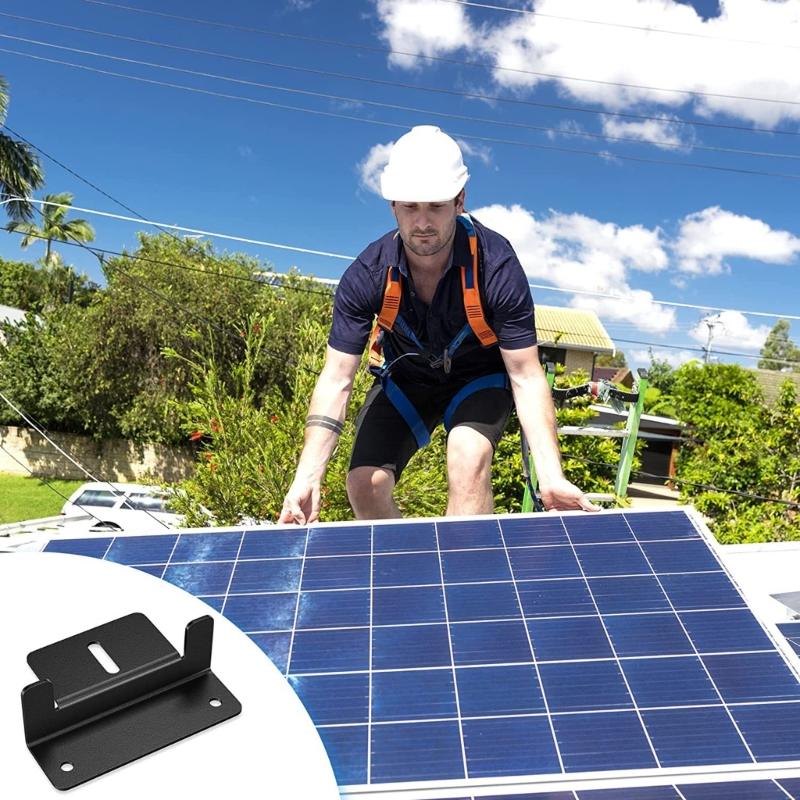 Solar Panel Mounting Z Bracket, Supporting for Motorhomes Roof, Boat, OffGrids,Photovoltaic Panel Mounting Bracket