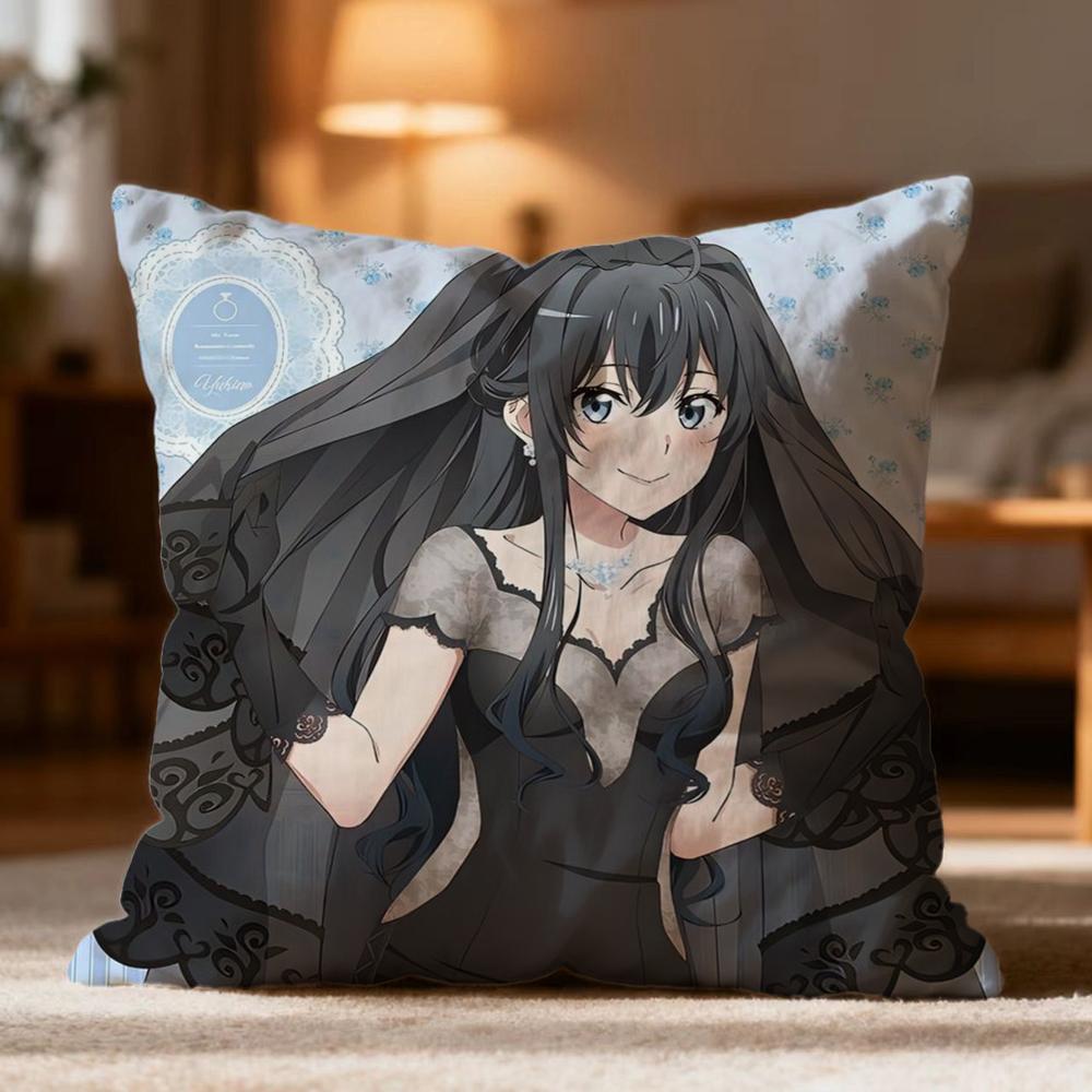 Popular M-MMy Teen Romantic Comedy SNAFU Cushion Cover Soft Washable Pillow Case Multi-Scene for Couch Bed Travel Office Use