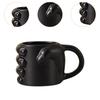 Fist Shaped Coffee Mug Ceramic 300ml Coffee Lover Gift Modern for Home Office for Men and Women Water Drinking Mug Milk Mug