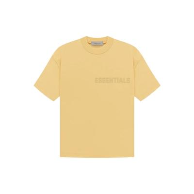 Essentials Short-Sleeve Tee Light Tuscan Unisex Tops Yellow 125BT222002F