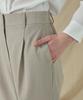 210EDIT Women'S Cool Silky Nen Pintuck Wide Slacks _Ze2Pt520_Sbe