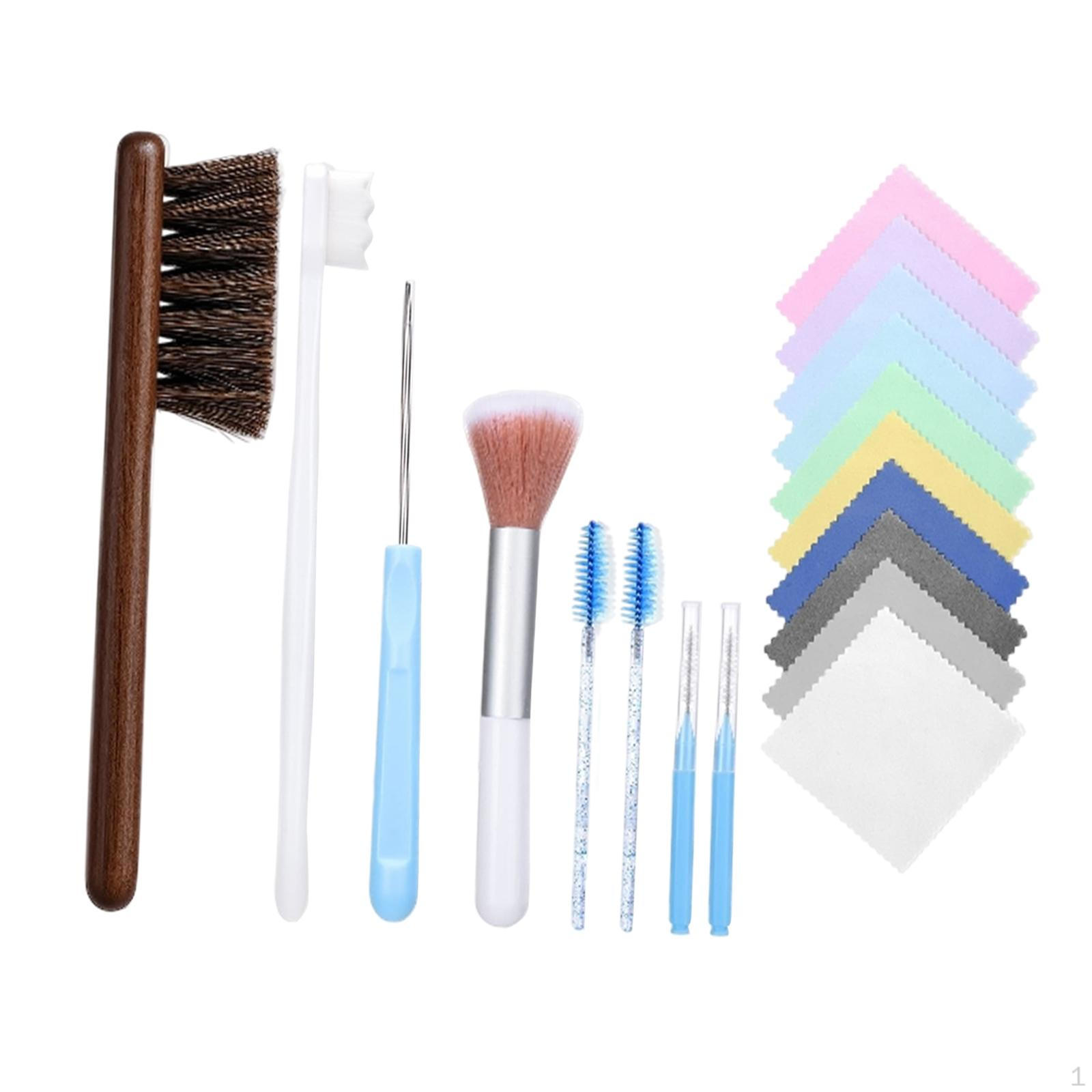 

Набор для чистки ювелирных изделий из 18 предметов, инструмент для чистки, профессиональная полировочная ткань для бриллиантов