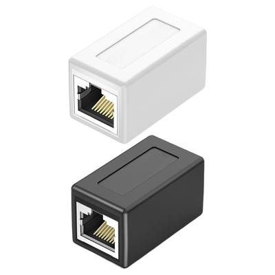 RJ45 Connector Cat6 Ethernet Adapter 8P8C Networking Extender Female To Female Extension Wire for Ethernet Cable