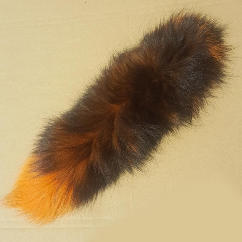 Foxes Furs Tail Pendant Keychain Fashion Tassels Keyring Bag Charm Keys Holder