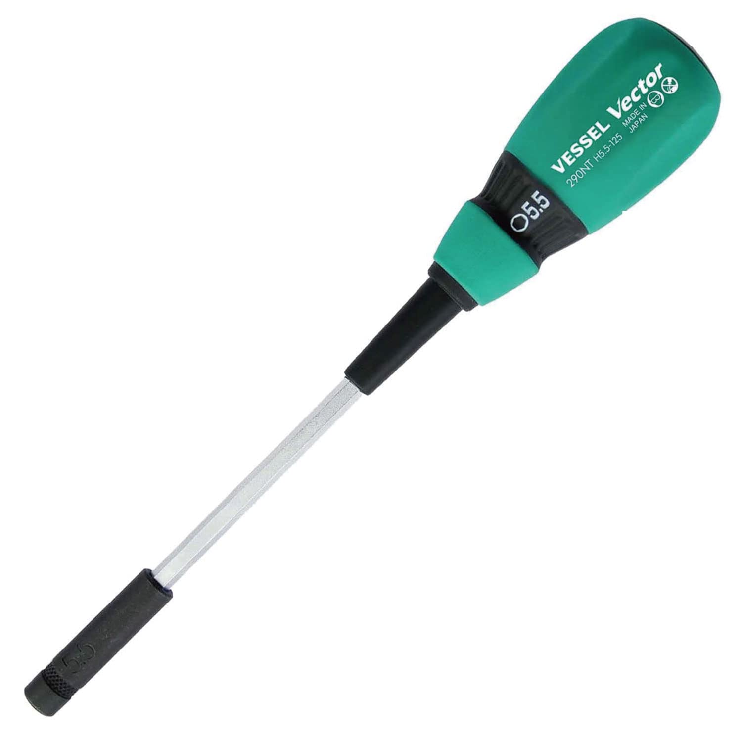 

VESSEL Vector Nut Driver, 5.5mm, B-290NT чорний