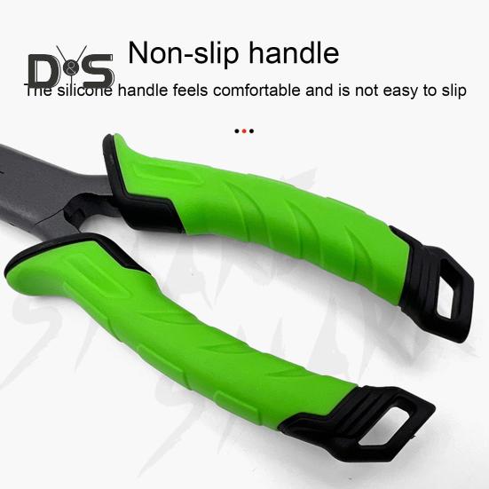 Portable Multifunction Fishing Pliers Ergonomic Handle Ring Opener PE Line Cutter Hooks Remover Fishing Line Scissor Fishing Accessories
