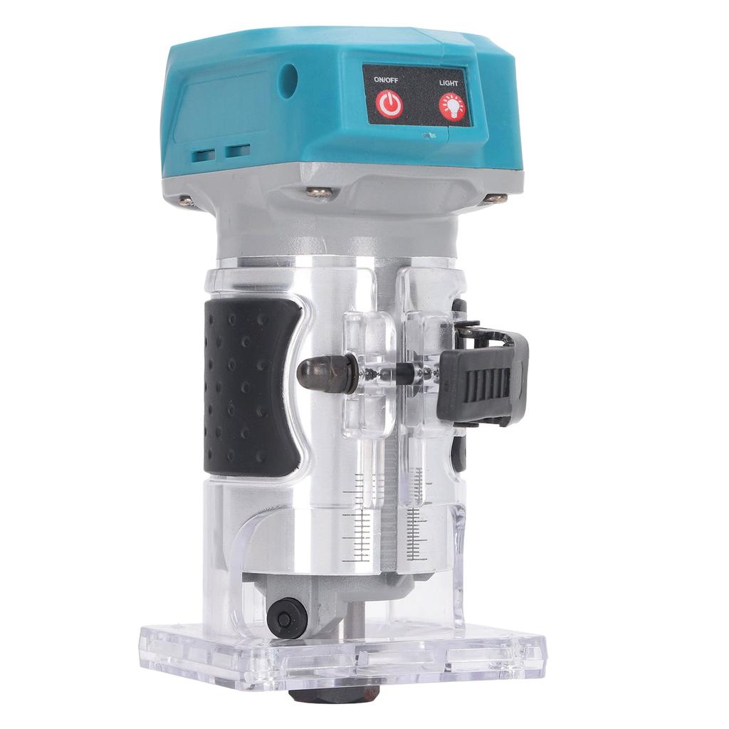 Mașină de tăiat cu litiu fără perii Router pentru prelucrarea lemnului fără perii Trimmer pentru gaura bateriei de 18V