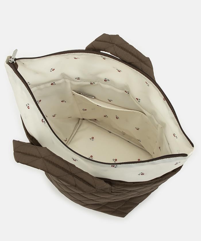 Official Tote Bag MEDIUM MULTI Toffee Brown Quilt [LeSportsac] TOTE/1605 Women's