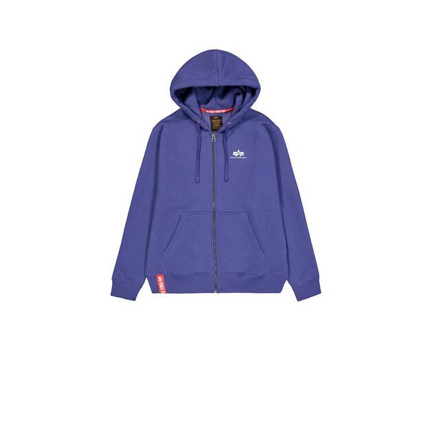 Худи Alpha Industries Basic Small Logo Zip Hoodie EU XXL