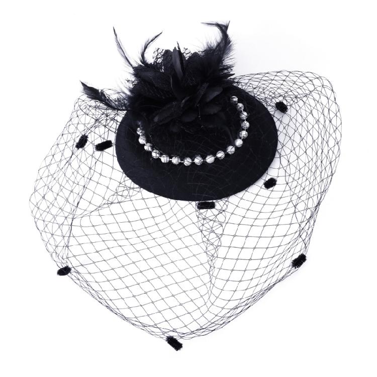 

Stylish Mesh Hair Clip For Costume Outfits Fascinator Hat Decorative Accessory Headdress For Girls Women Event 1