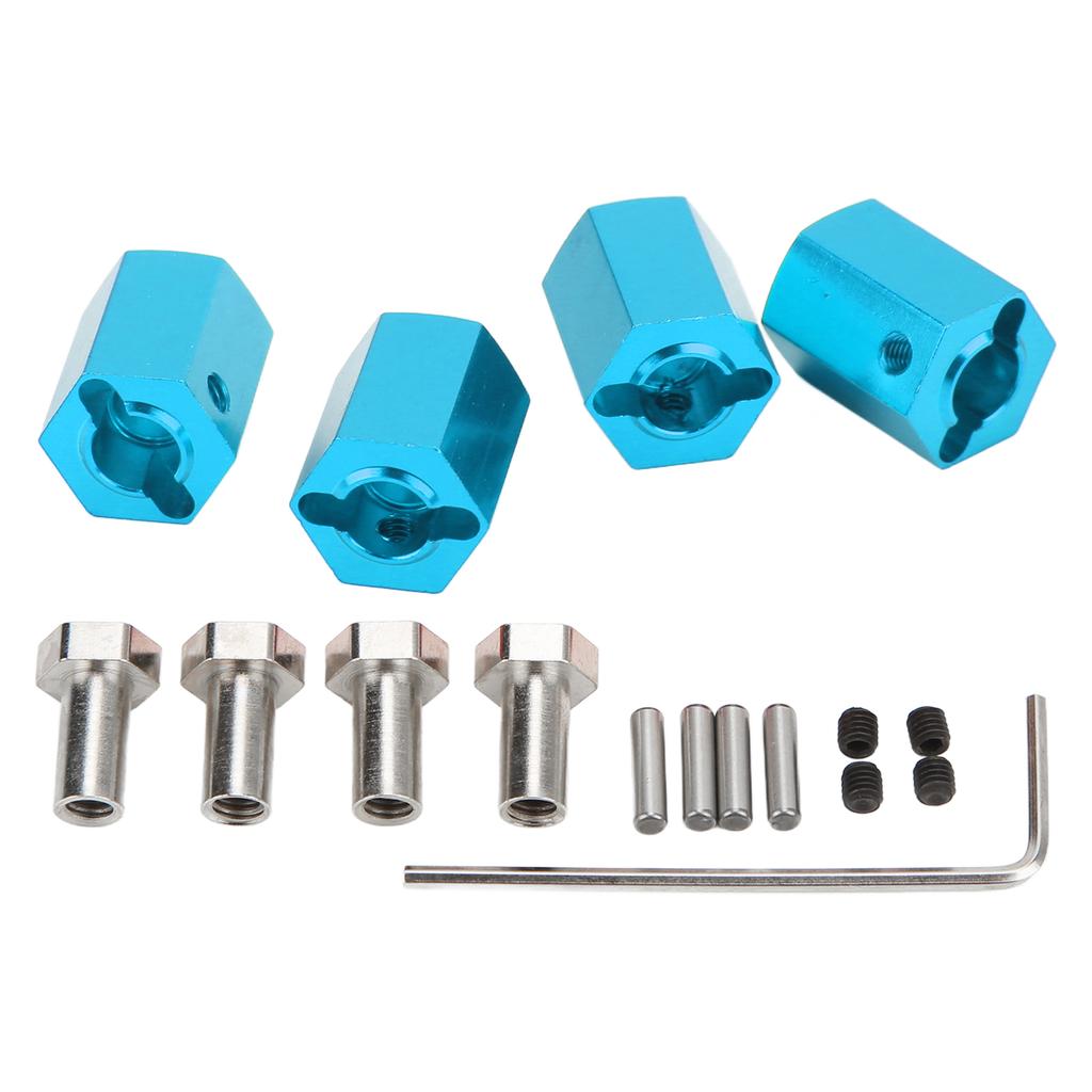 4Set 12mm Wheel Hex Hub 16mm Height with Pins Aluminum   for 1Celsius10 1Celsius12 Remote Control Vehicle