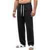 Men's Straight Leg Wide Leg Sweatpants Casual Joggers with Soft Drape for Sports and Lounging