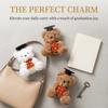 Soft Stuffed Graduation Bear Plush Toy 13cm Dr Bear Plush Doll  Backpack Accessory