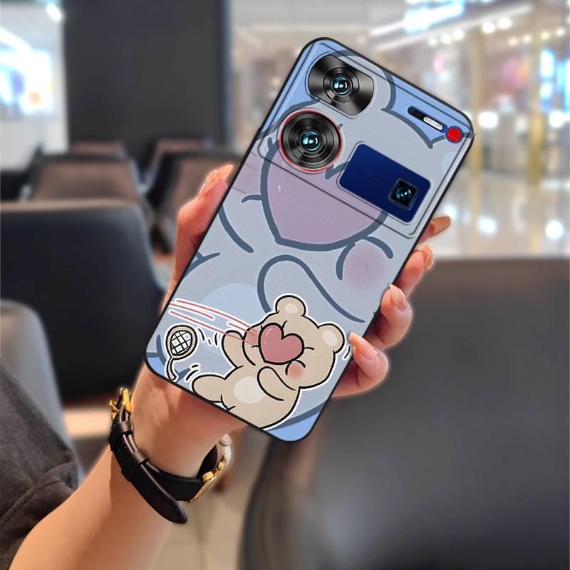 Nárazuvzdorné pouzdro na telefon Pouzdro na telefon Pro ZTE Nubia Z60 Ultra TPU Graffiti Módní design Pár Ochranné Protiprachové Roztomilé