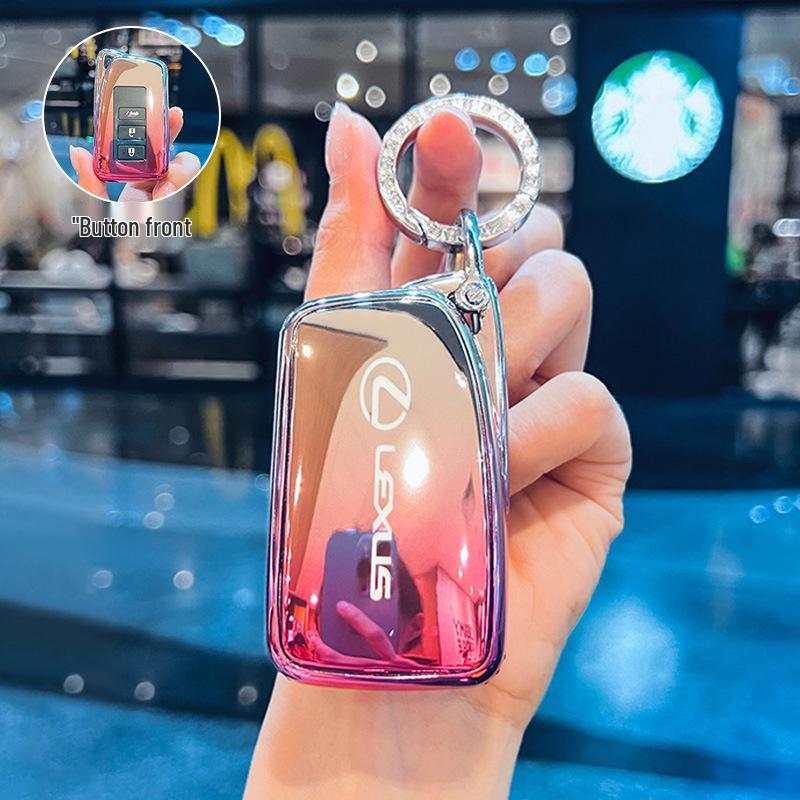 Key Case for Lexus RX300H, NX300, ES250, LX570, and ES200 Models