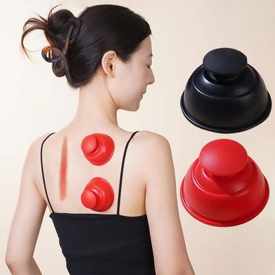 Portable Silicone Vacuum Cupping Press Type Scraping Silicone Cupper Anti Cellulite Therapy Masajeador
