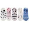 5 pairs women cotton socks stereoscopic Cute Animal Female Kawaii Cat With Dog Summer Short Socks Women Casual Soft Funny Socks