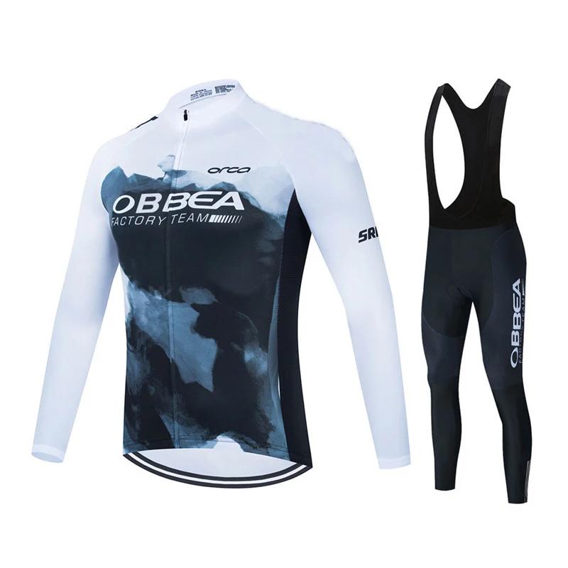 Hiru Pro Team Autumn Bib Pants Ropa Ciclismo Clothing Bike Uniform Men Bicycle Clothes Mailllot 2026  Long Sleeved Breathable Cycling Suit Set