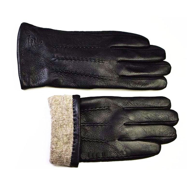 

Чоловічі Зимові Рукавички з Натуральної Шкіри Оленяча Шкіра Візерунок Водяного Знаку Вовняна Підкладка Оксамитова Підкладка Безкоштовна Доставка 10.5