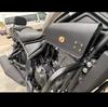 GOLDFAUST Genuine Leather Engine Side Bags for Honda Rebel MC49 Engine Tool Drink Small Item Engine Custom Parts MC49, 250cc, 500cc, REBEL, Cover,