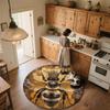 Bee,Round Area Rug,Carpet Rug for Living Room Bedroom Sofa Playroom Decor,Non-slip Floor Mat