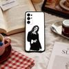 90s Brit Retro K-Kate M-Moss   Phone Case For Samsung S 25,24,23,22,30,21,10,9,Ultra,Plus,Lite,FE,4,5 G Soft Black Case
