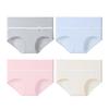 Yiershuang [10A Antibacterial Pure Cotton Crotch] Women's Underwear, Class A Baby Cotton High-Waist Panties for Girls And Teenagers, Triangle Briefs