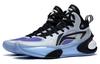 Li Ning YuShuai 17 Comfortable Cushioning Slip Resistant Mid top Basketball Shoes Men's Black Gray ABAT043-2